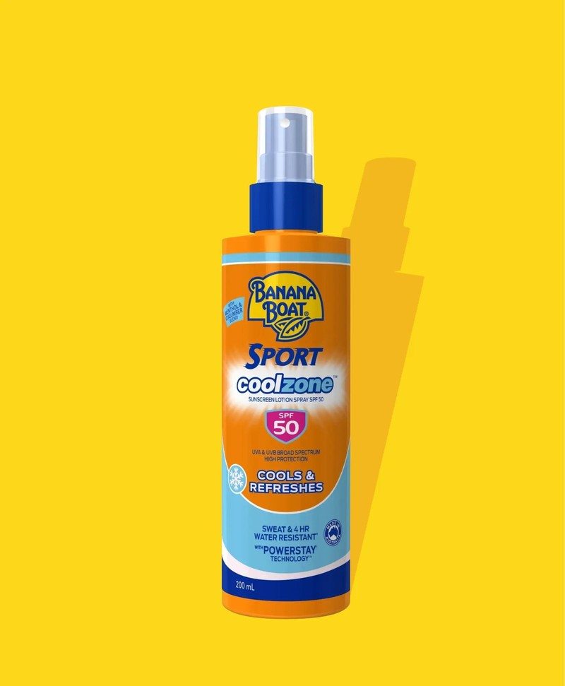 Banana Boat Sport CoolZone Sunscreen Lotion Spray