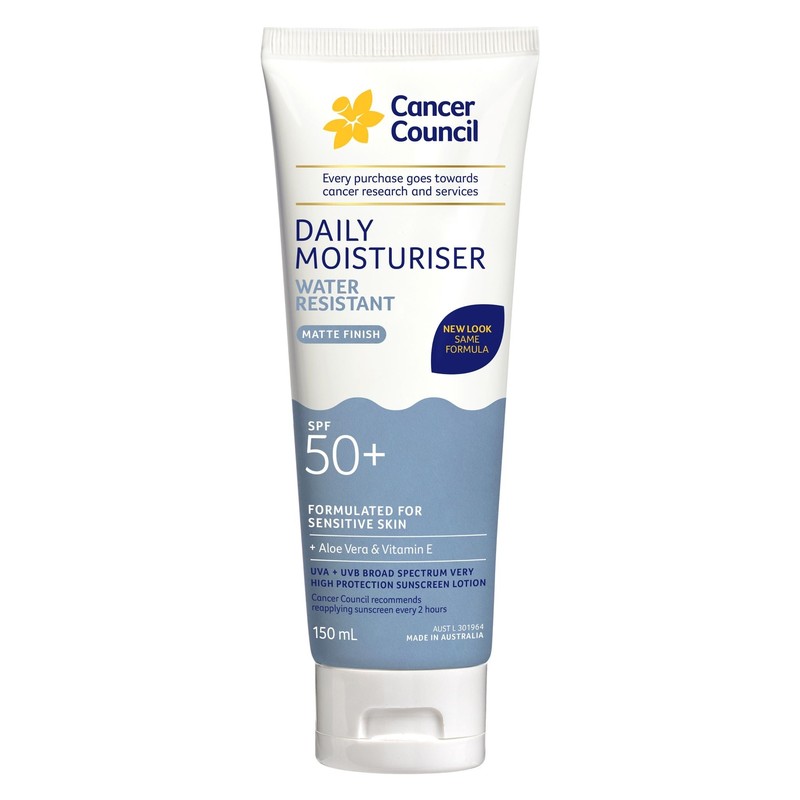 Cancer Council Daily Moisturiser Water Resistant
