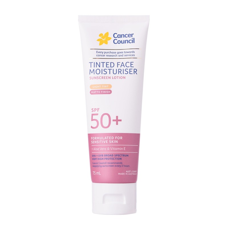 Cancer Council Tinted Face Moisturiser – Light