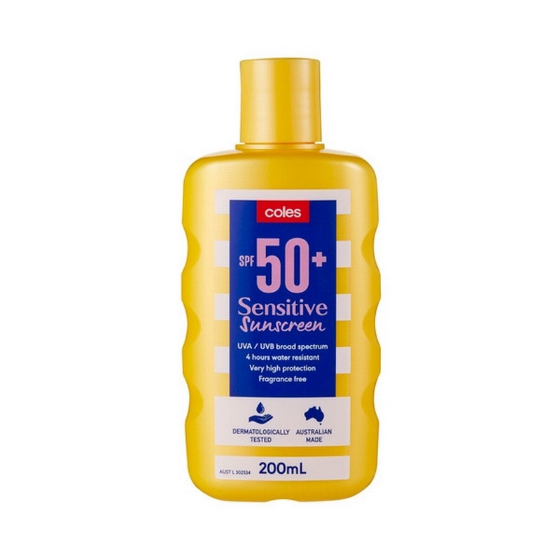 Coles Sensitive Sunscreen