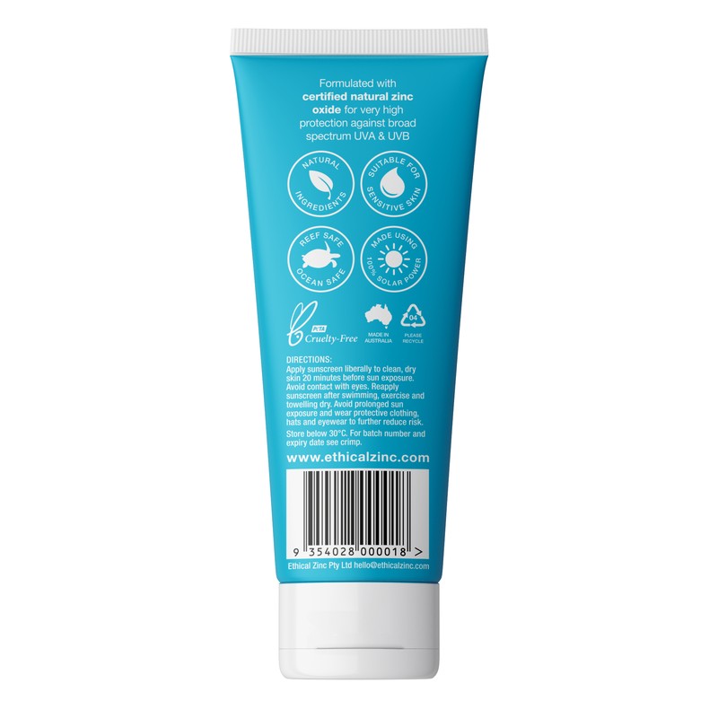 Ethical Zinc Natural Clear Zinc Sunscreen
