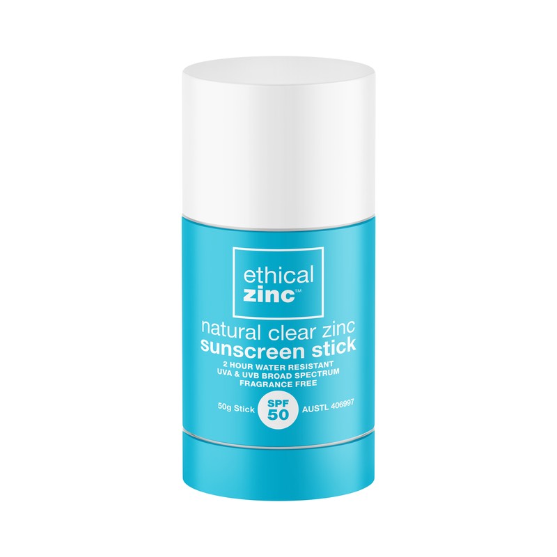 Ethical Zinc Natural Clear Zinc Sunscreen Stick