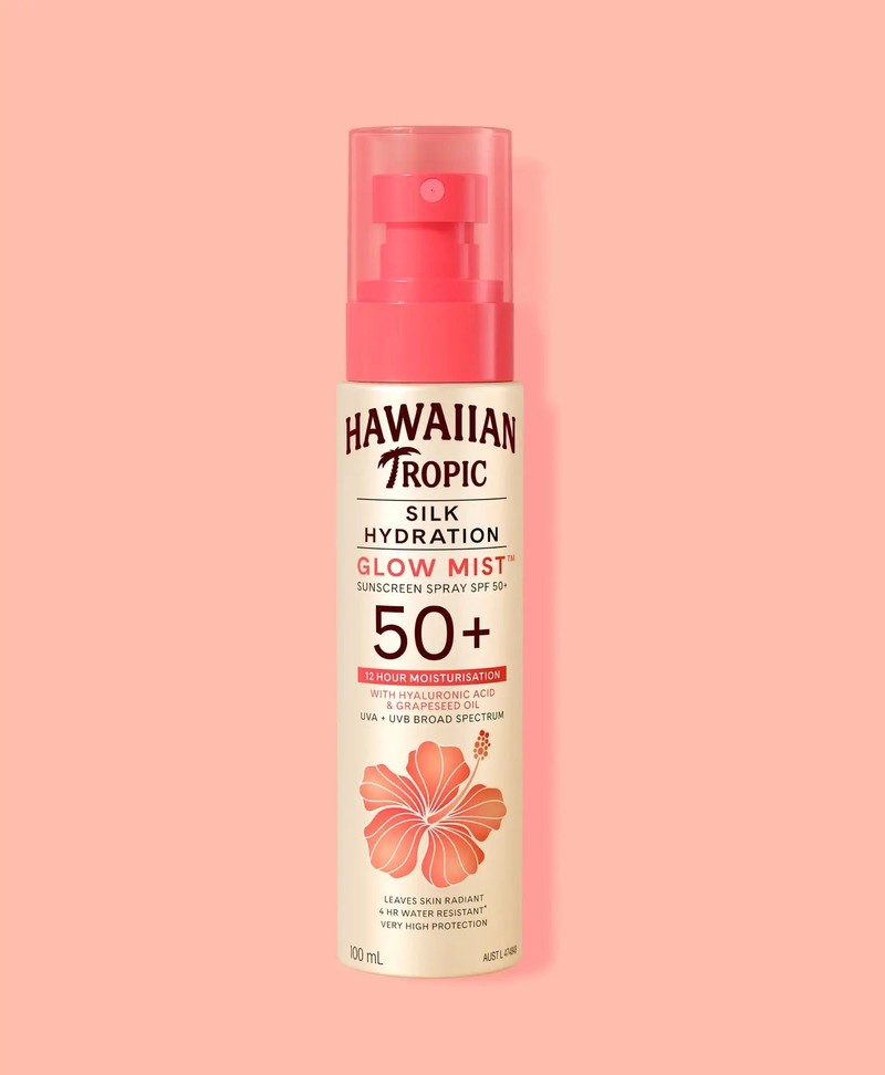 Hawaiian Tropic Silk Hydration Glow Mist Sunscreen Spray