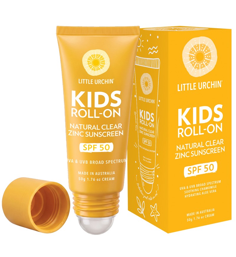 Little Urchin KIDS Roll-On Natural Clear Zinc Sunscreen