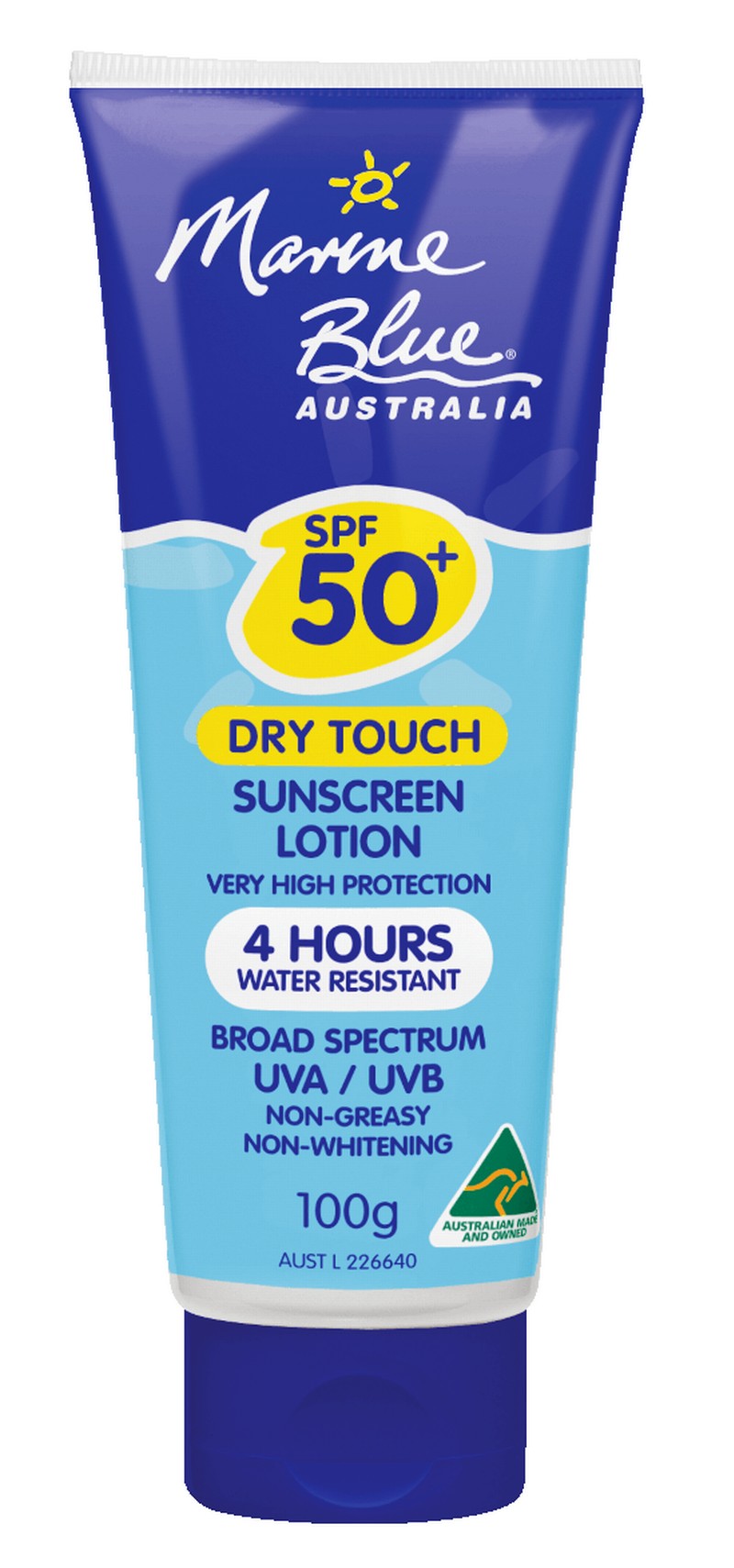 Marine Blue Dry Touch Sunscreen Lotion