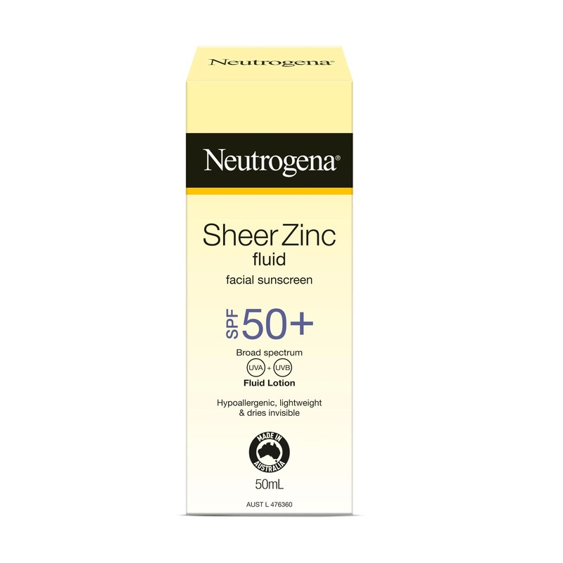Neutrogena Sheer Zinc Face Fluid Sunscreen