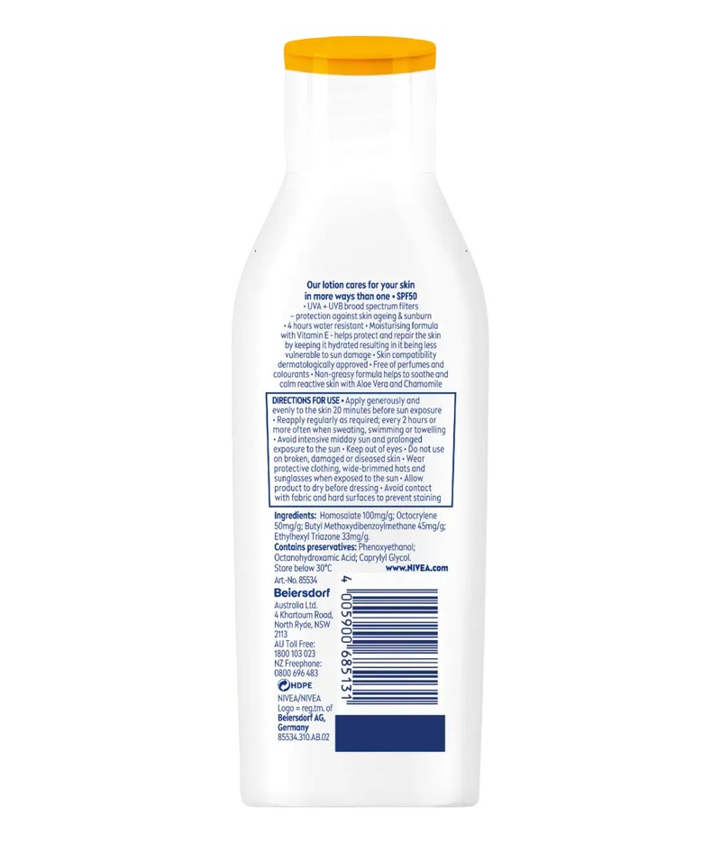 Nivea Sensitive Protect Sunscreen Lotion