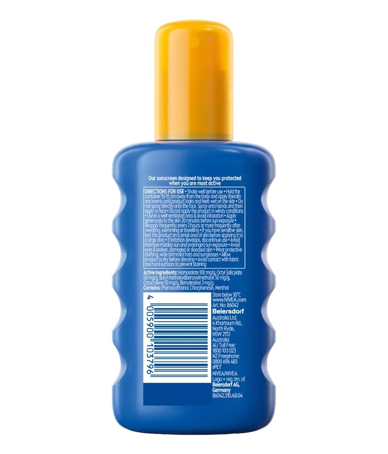 Nivea Ultra Sport Cooling Sunscreen Spray