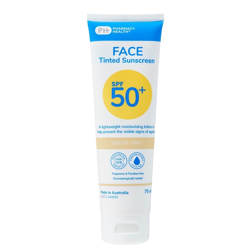 Pharmacy Health Face Tinted Sunscreen