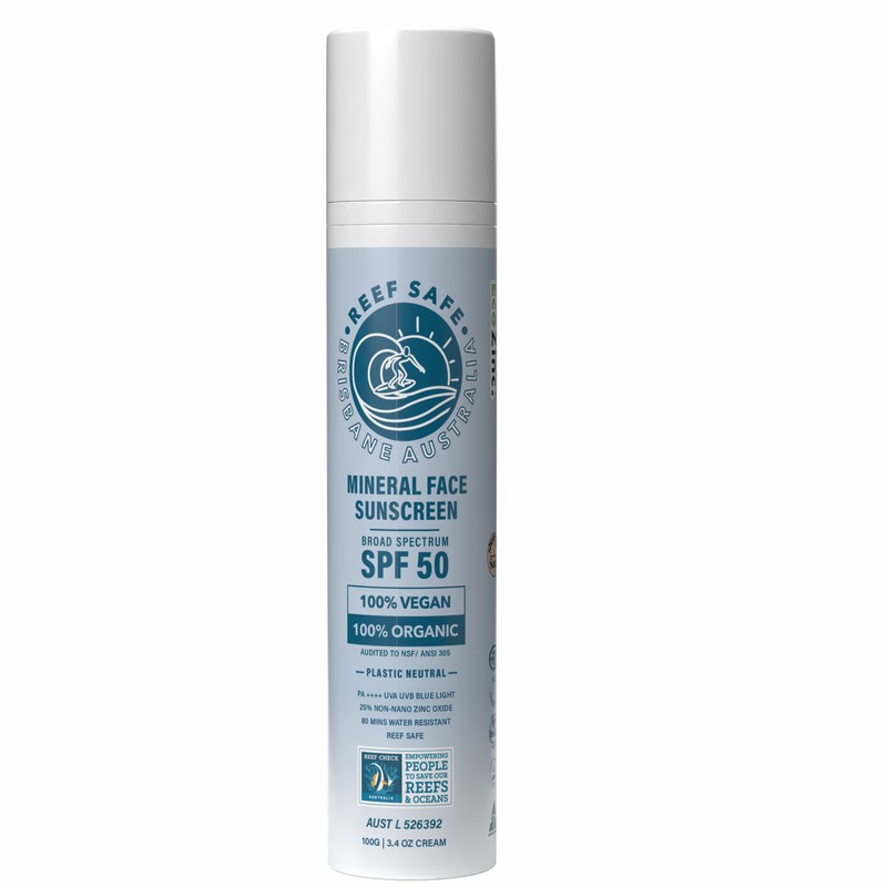 Reef Safe Mineral Face Sunscreen