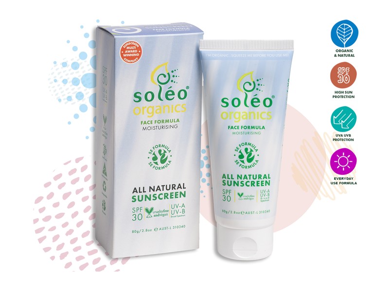Soleo Organics Natural Face Moisturising Sunscreen