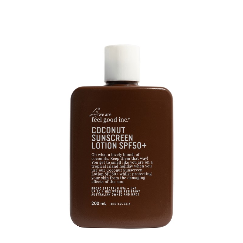 We Are Feel Good Inc Coconut Sunscreen Lotion